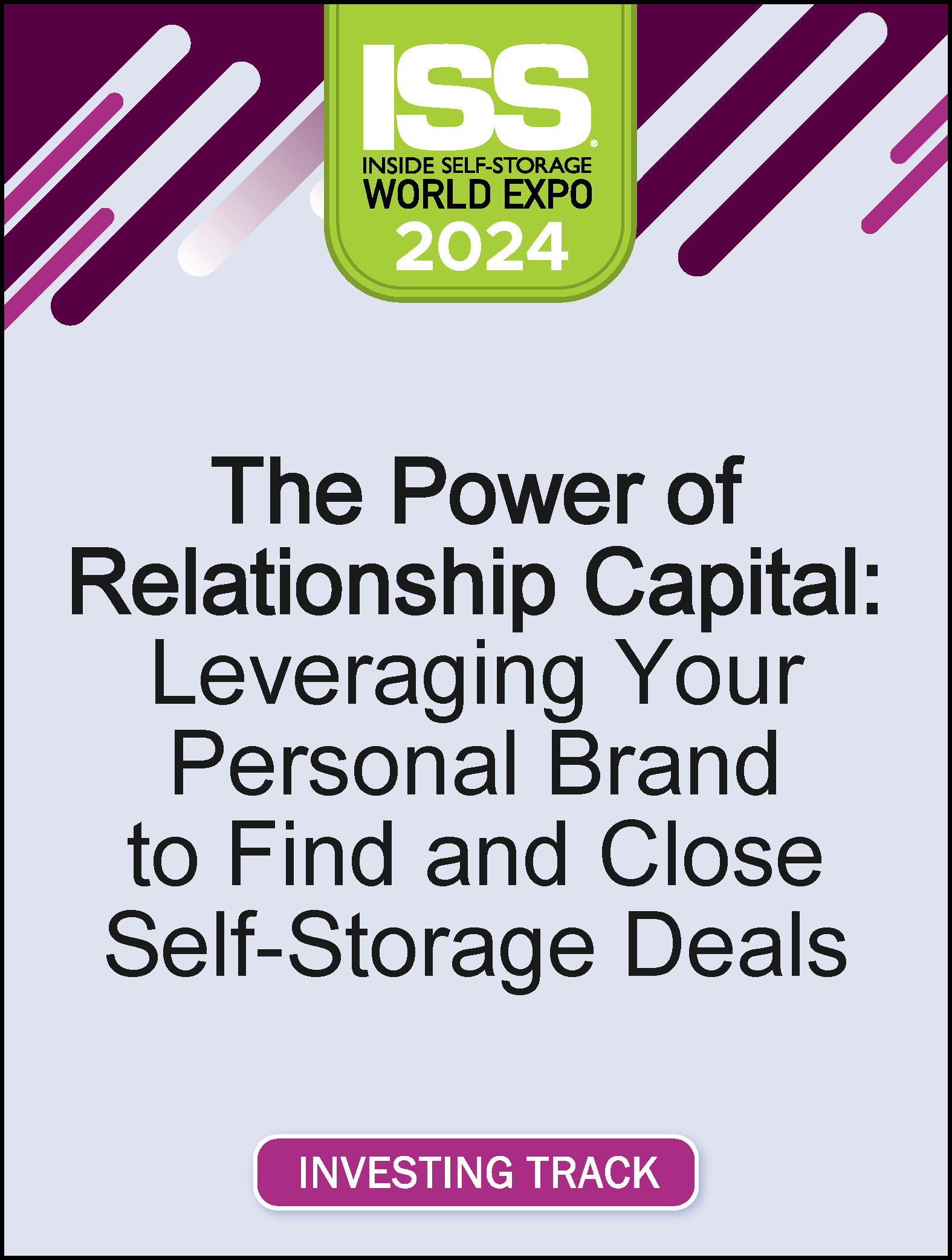 Video Pre-Order - The Power of Relationship Capital: Leveraging Your Personal Brand to Find and Close Self-Storage Deals